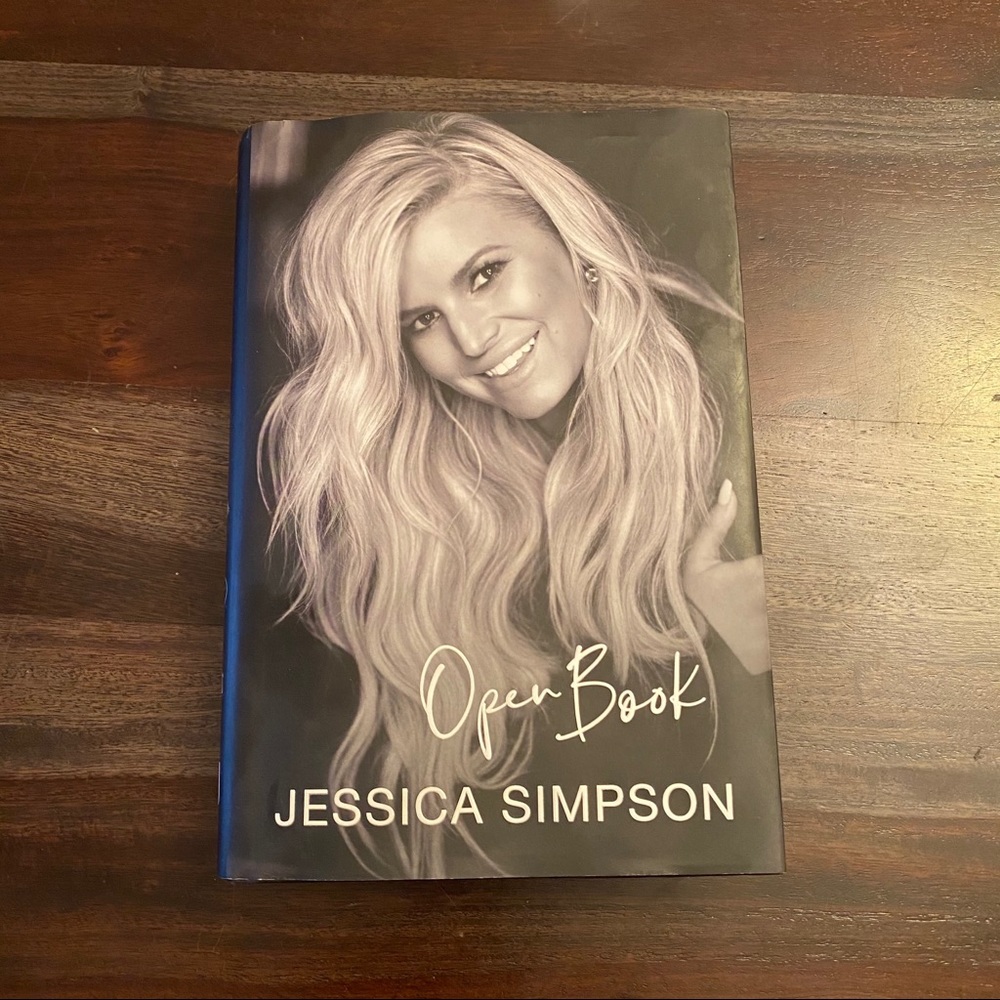 Jessica Simpson Open Book - Black and White Cover